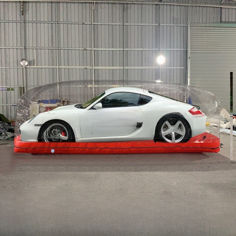 Portable vehicle cover tent
