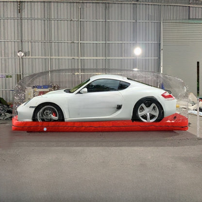 Portable vehicle cover tent