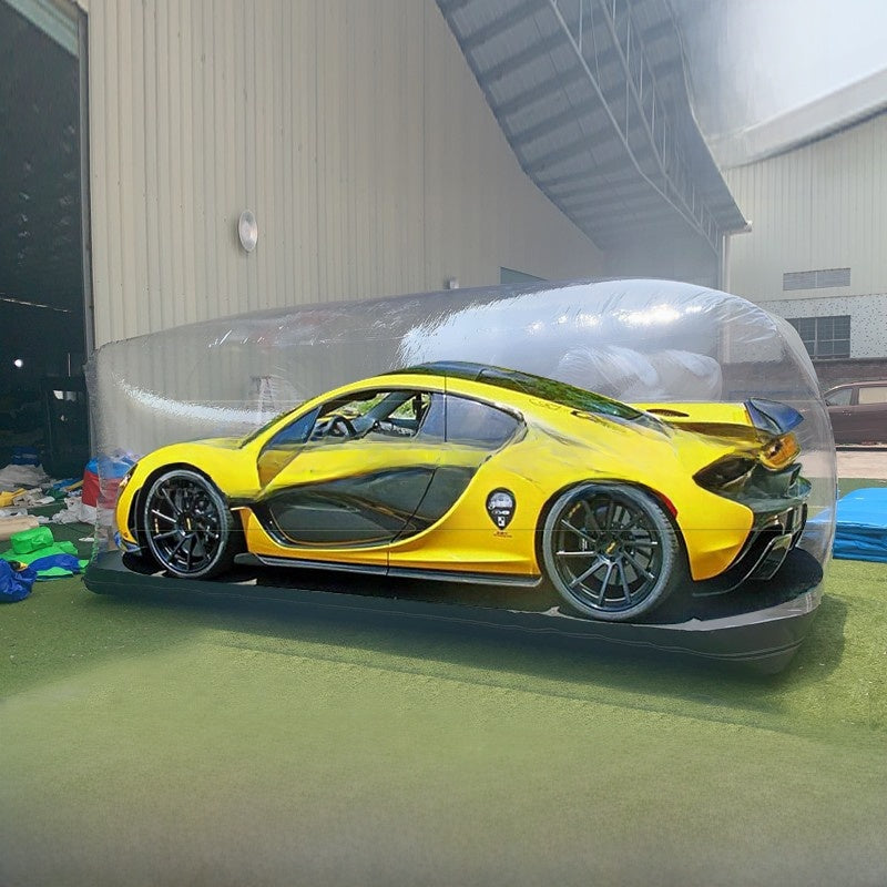 Portable vehicle cover tent