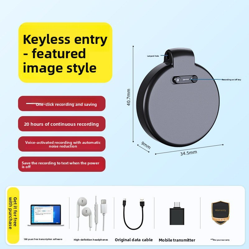 Portable Voice Recorder with Text Conversion