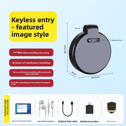 Portable Voice Recorder with Text Conversion