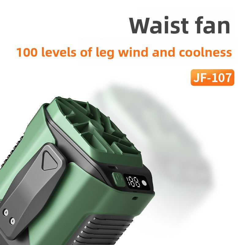 Portable Waist Clip Fan with USB Charging