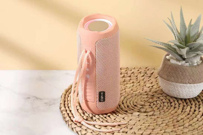 Portable Waterproof Bluetooth Speaker with Colorful Lights