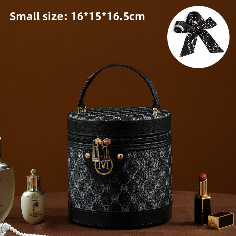 Portable Waterproof Cosmetic Case with Large Capacity