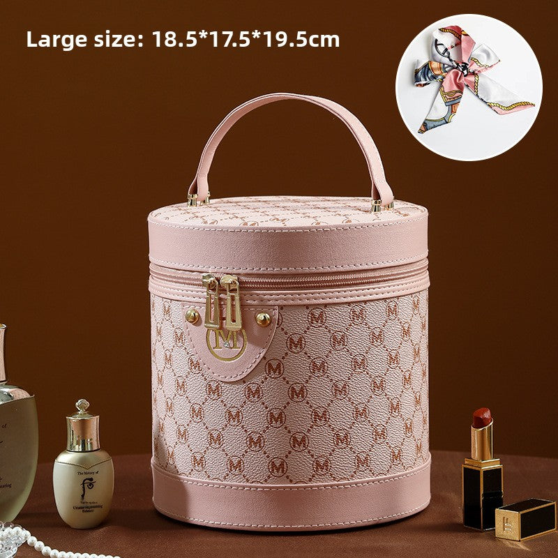 Portable Waterproof Cosmetic Case with Large Capacity