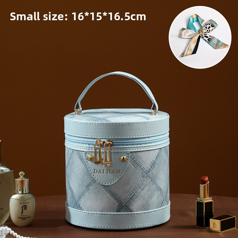Portable Waterproof Cosmetic Case with Large Capacity