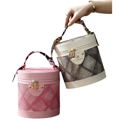 Portable Waterproof Cosmetic Case with Large Capacity