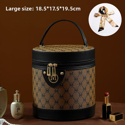 Portable Waterproof Cosmetic Case with Large Capacity