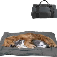Gray outdoor folding mat