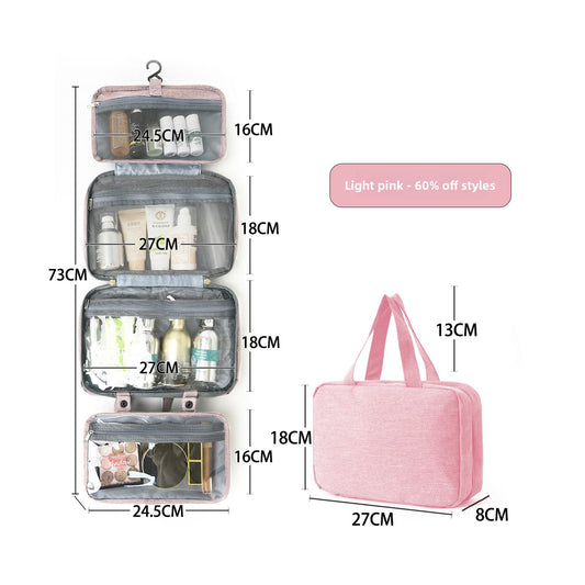 Portable Waterproof Hanging Toiletry Bag