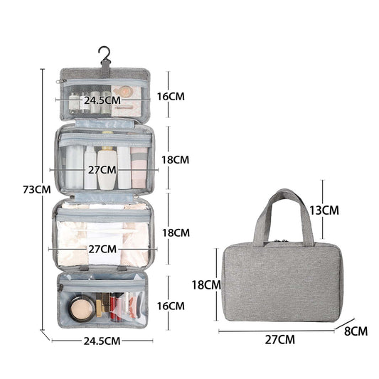 Portable Waterproof Hanging Toiletry Bag