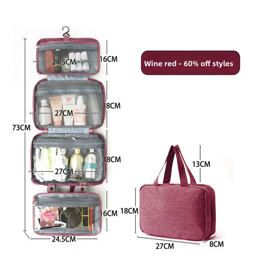 Portable Waterproof Hanging Toiletry Bag