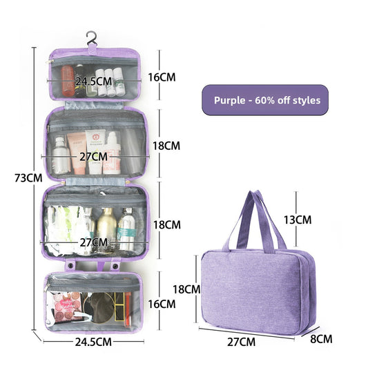 Portable Waterproof Hanging Toiletry Bag