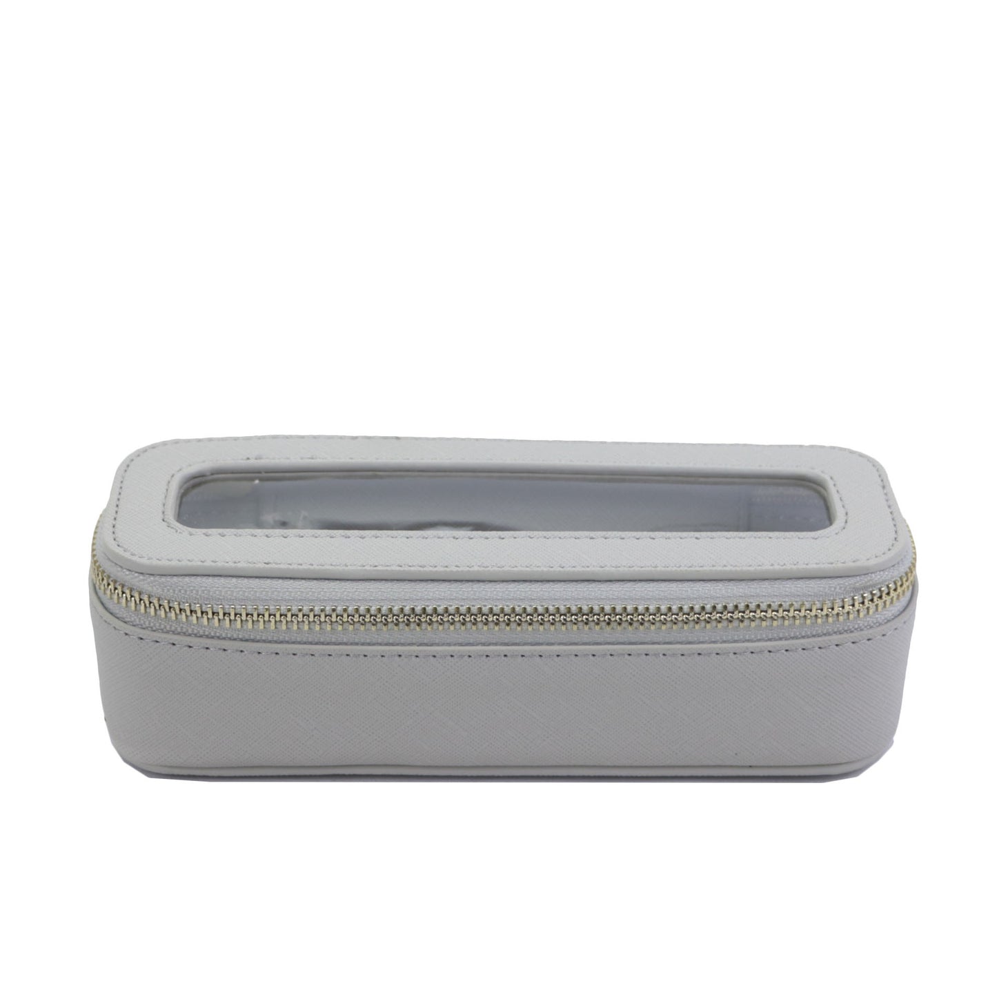 Portable Waterproof Leather TPU Transparent Toiletry Bag