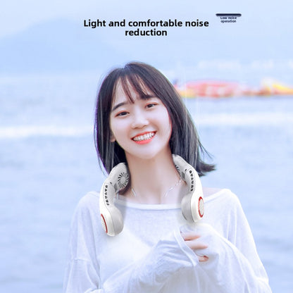 Portable Wearable Neck Fan with USB Charging