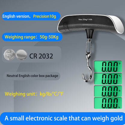 Portable weighing mini spring scale