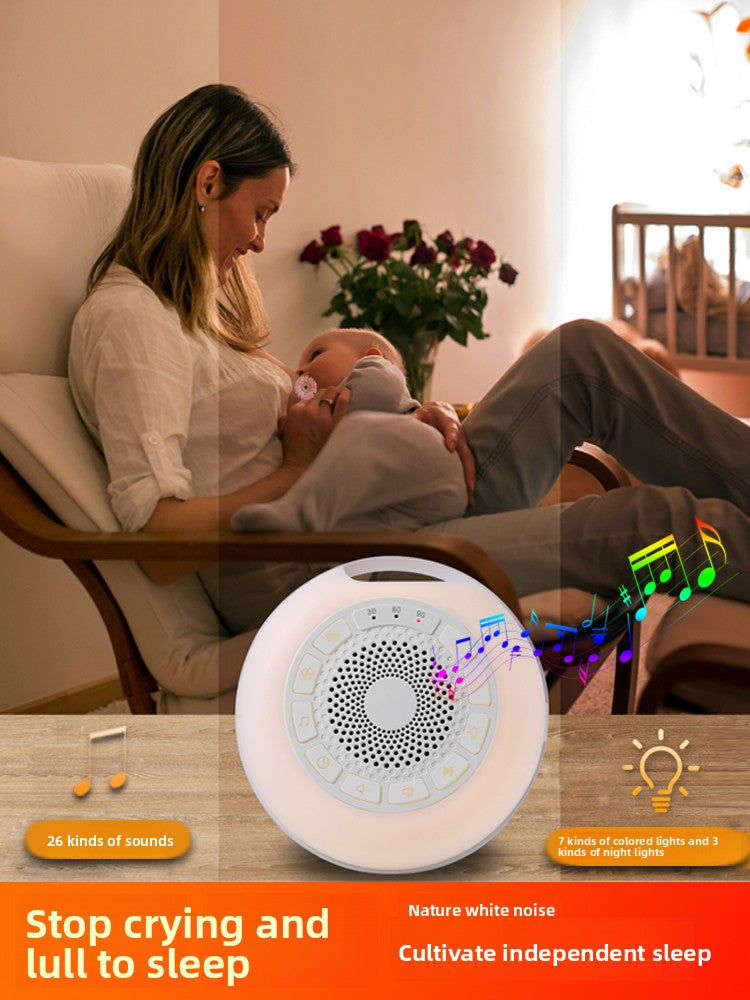 Portable White Noise Sleep Device with Night Light