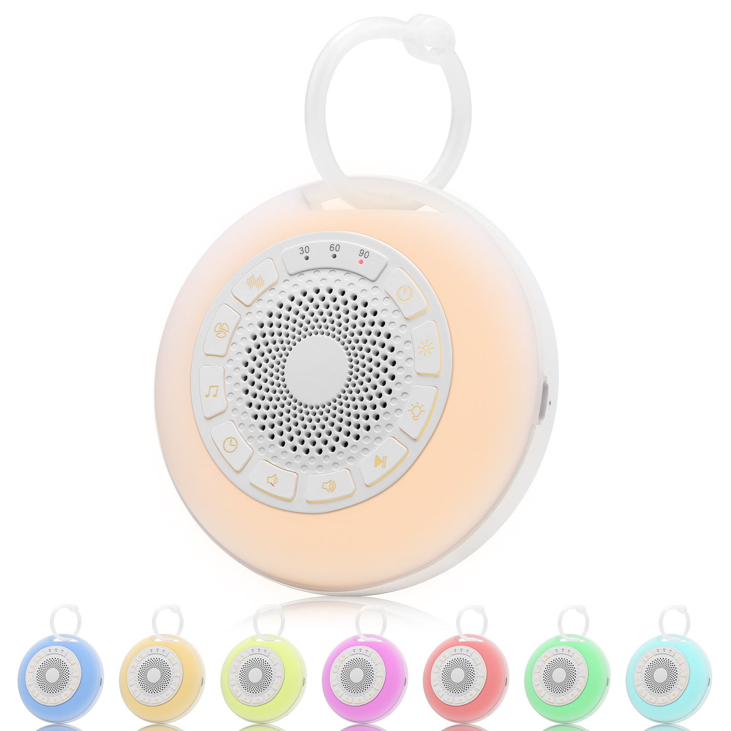 Portable White Noise Sleep Device with Night Light