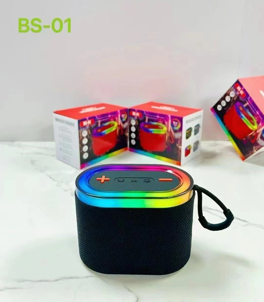 Portable Wireless Bluetooth Speaker with RGB Lights