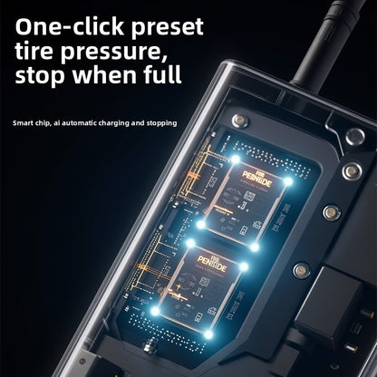 Portable Wireless Car Air Pump with Digital Display