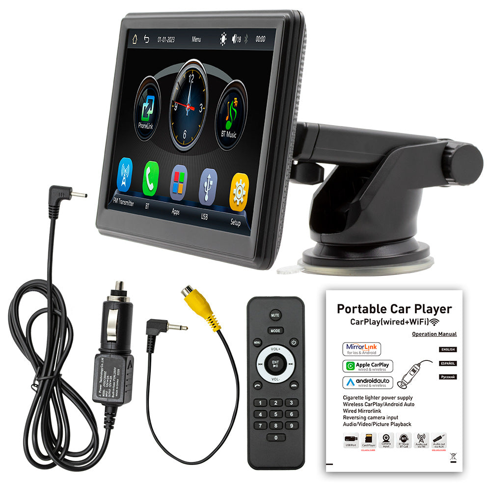 Portable Wireless CarPlay Bluetooth Car MP5 Player