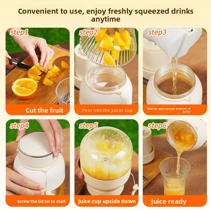 Portable Wireless Electric Juicer Cup