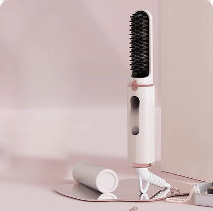 Portable Wireless Hair Straightener Comb