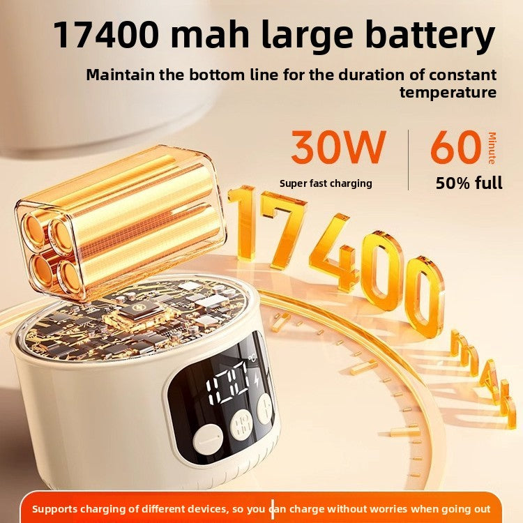 Portable Wireless Heating Thermostatic Cup