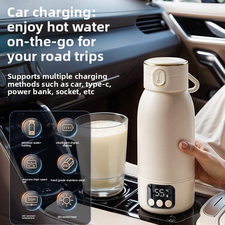 Portable Wireless Heating Thermostatic Cup
