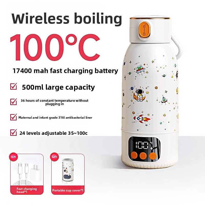 Portable Wireless Heating Thermostatic Cup
