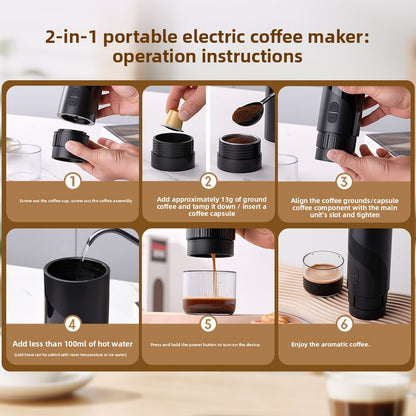Portable Wireless K-Cup Coffee Maker