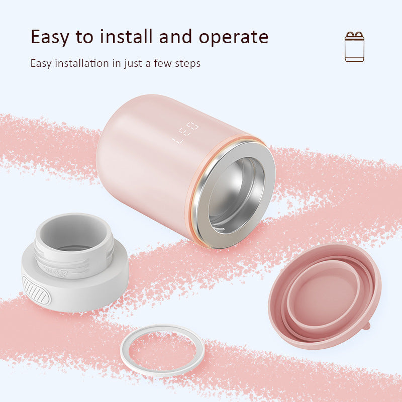 Portable Wireless Milk Warmer Fast Heating Long Battery Life