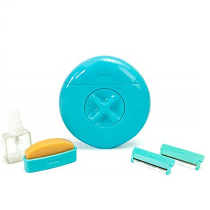 Portable Women's Shaver with Soap and Travel Case