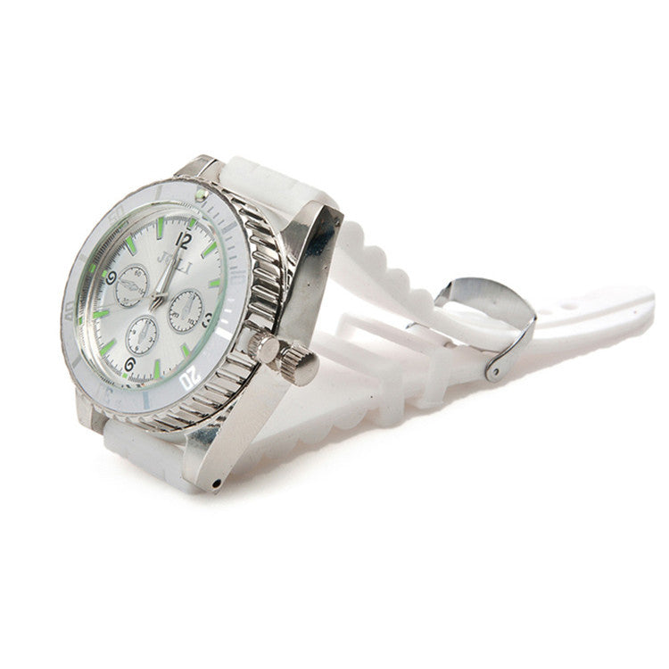 Portable Wristwatch Tobacco Grinder with Time Display