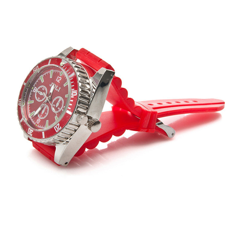Portable Wristwatch Tobacco Grinder with Time Display