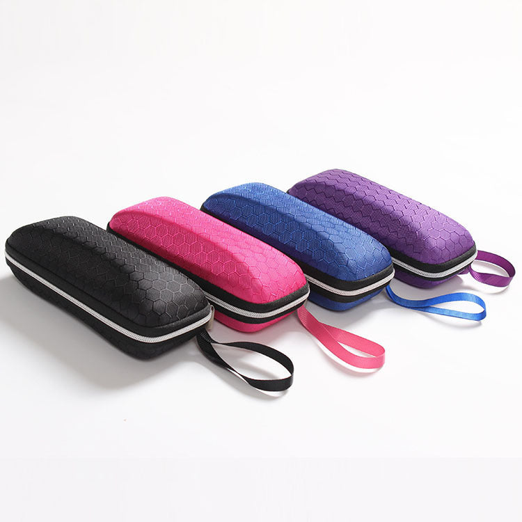 Portable Zipper Glasses Case