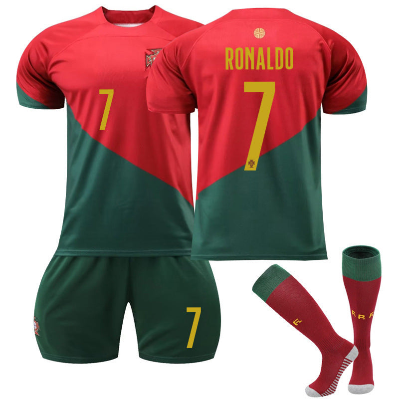 Portugal Football Jersey Sports Uniform
