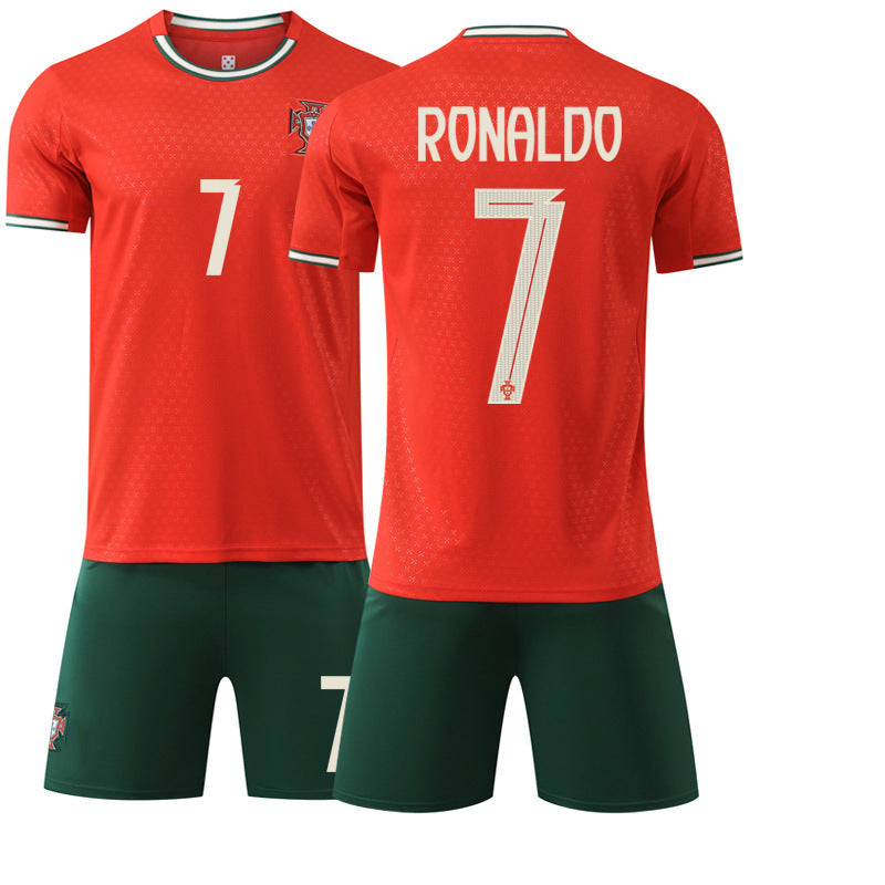 Portugal Football Jersey Sports Uniform