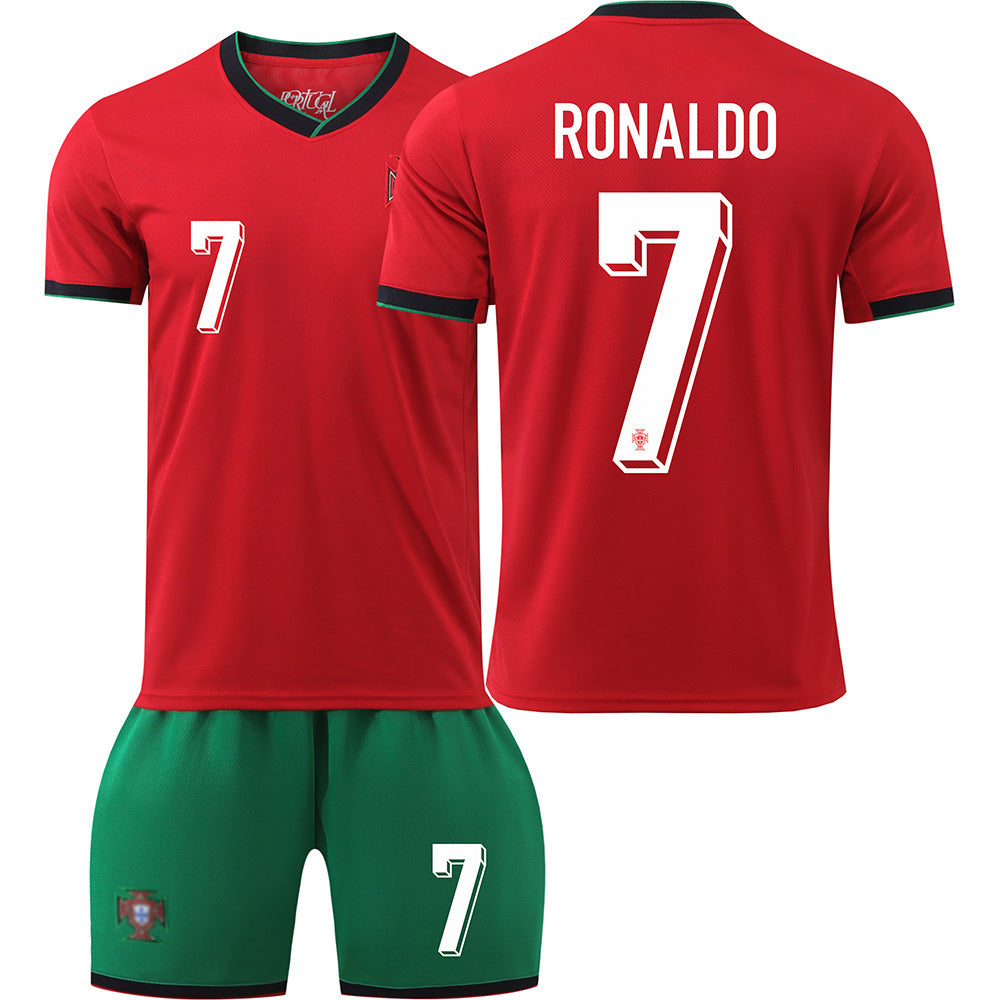 Portugal Football Jersey Sports Uniform