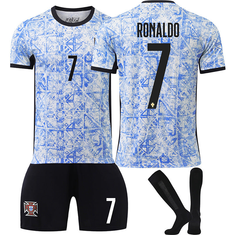 Portugal Football Jersey Sports Uniform
