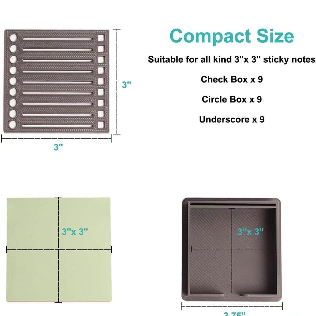 Post-it Note Storage Box