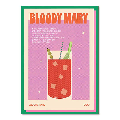 Poster artwork for the Mojito cocktail