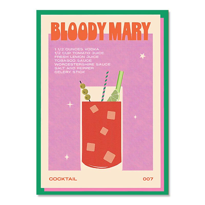 Poster artwork for the Mojito cocktail