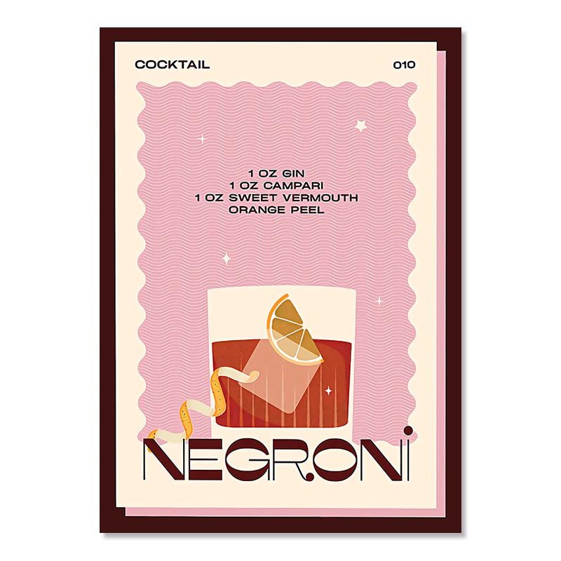 Poster artwork for the Mojito cocktail