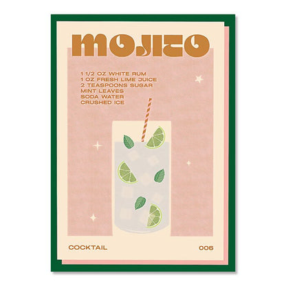Poster artwork for the Mojito cocktail
