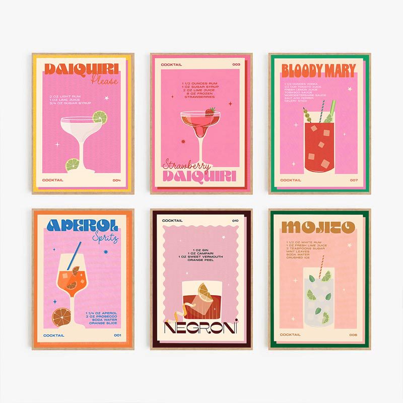 Poster artwork for the Mojito cocktail