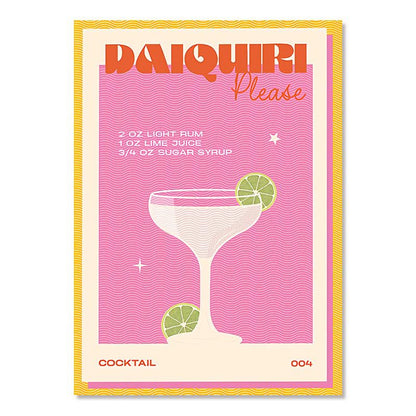 Poster artwork for the Mojito cocktail
