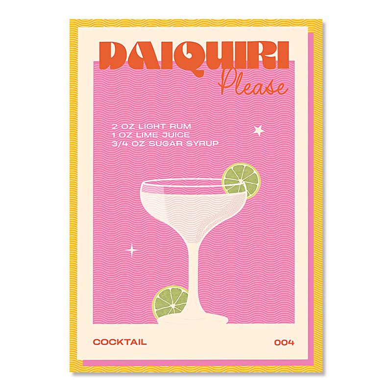 Poster artwork for the Mojito cocktail