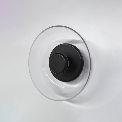Postmodern bedside glass lamp for bedroom