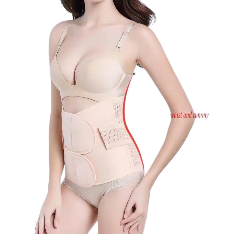Postpartum Abdominal Belt with Velcro, Lightweight Waist Cincher Body Shaper